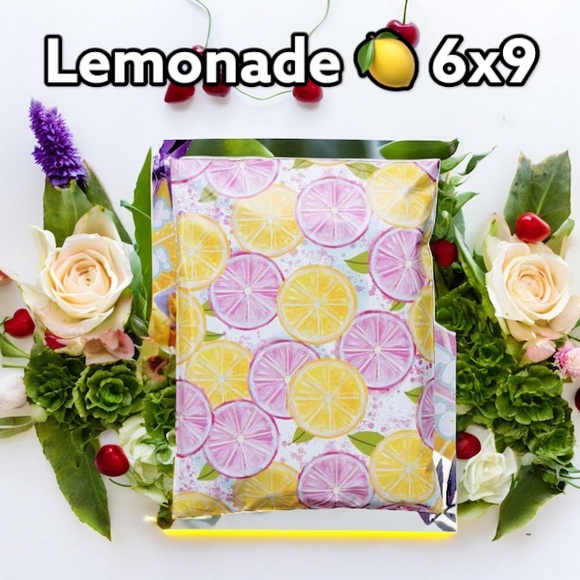 Lemonade 🍋 Poly Mailers 6x9 Pack of 50 - Picture 3 of 8